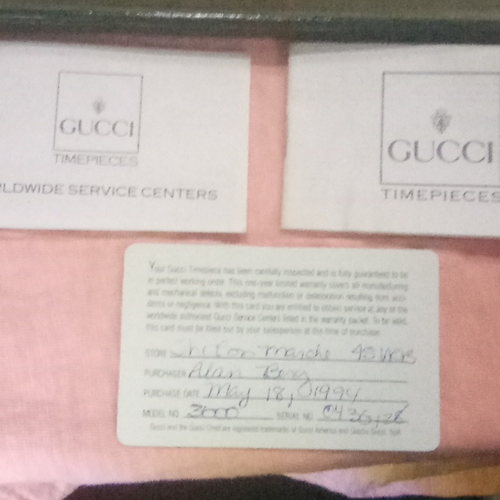 Vintage Gucci 3000L Watch Collection - Picture 2 of 4
